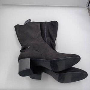 Charter Club Jaccque Tall Stretch Boots, Black, Women's Size 9.5